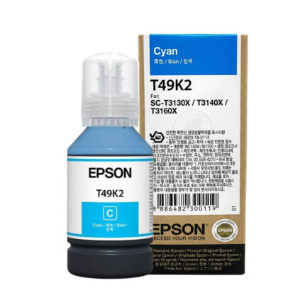 C13T49K200 - Epson SC-T3130X Ink, 140mL Cyan