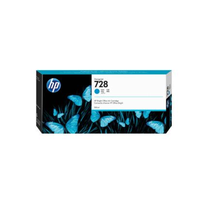 HP 728 300-ml Cyan Ink Cartridge
