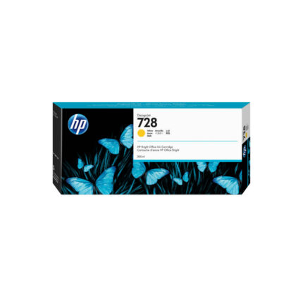 HP 728 300-ml Yellow Ink Cartridge