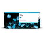 HP 738 300-ml Cyan DesignJet Ink Cartridge
