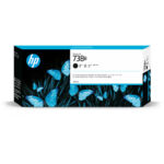 HP 738B 300-ml Black DesignJet Ink Cartridge