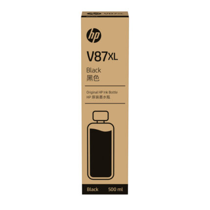 HP V87XL 500-ml Black Bottled Ink Cartridge