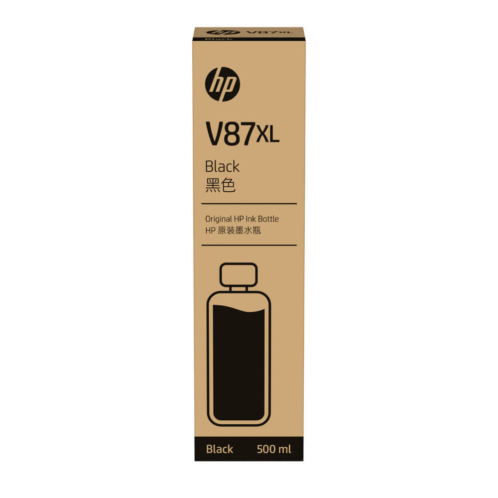 HP-V87XL-500-ml-Black-Bottled-Ink-Cartridge HP V87XL 500-ml Black Bottled Ink Cartridge - Image 1