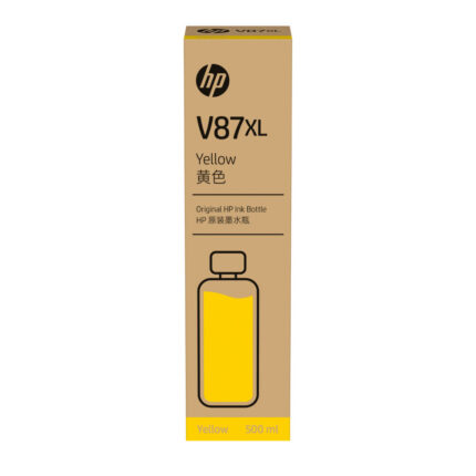 HP V87XL 500-ml Yellow Bottled Ink Cartridge