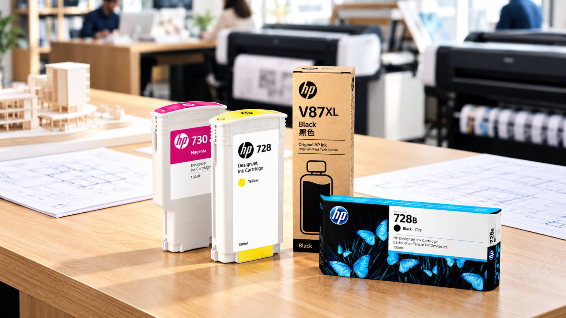 Inks for HP DesignJet & Printheads 